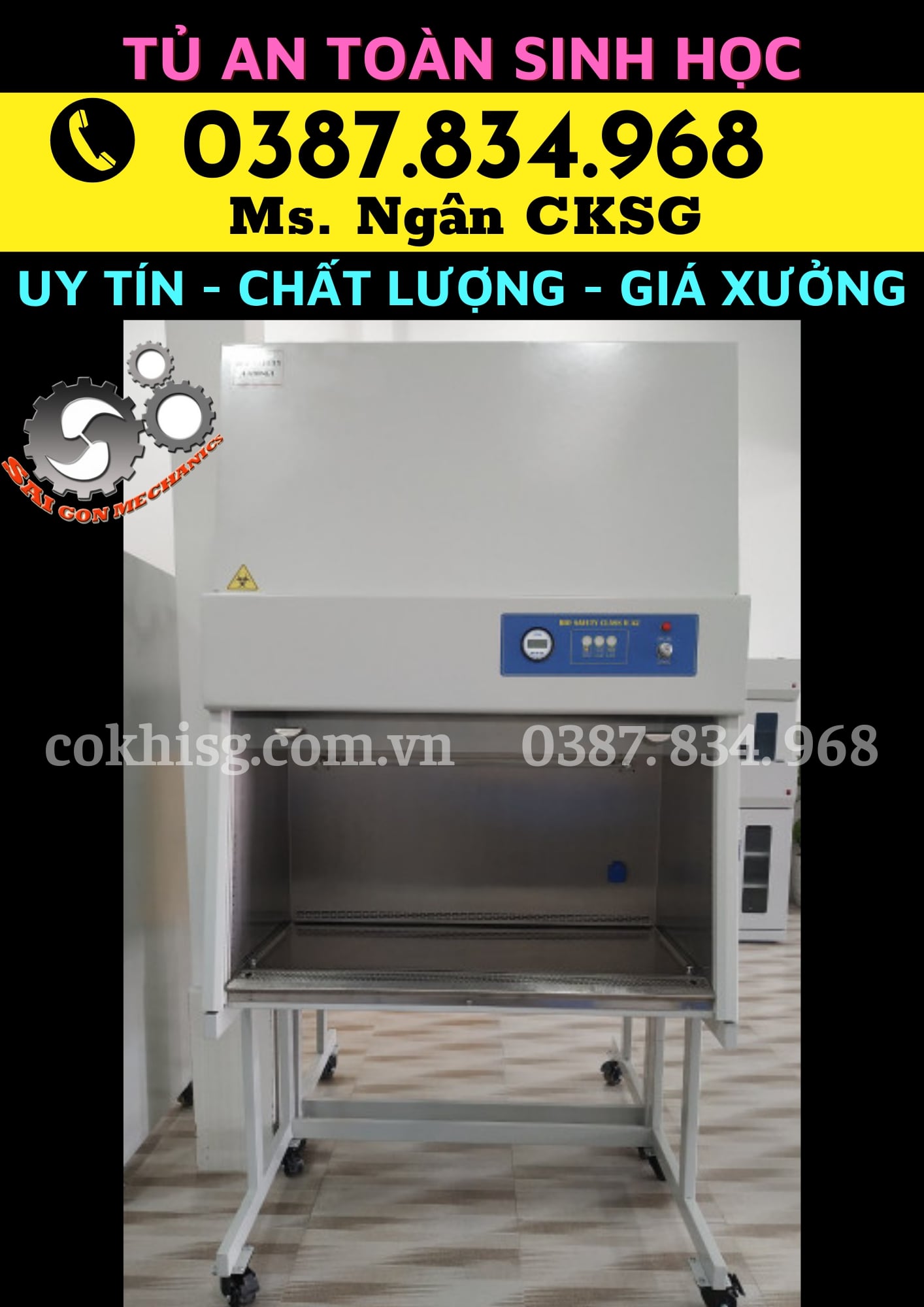 Tủ An Toàn Sinh Học Cấp 2