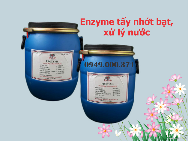 Enzyme tẩy nhớt bạt ao tôm