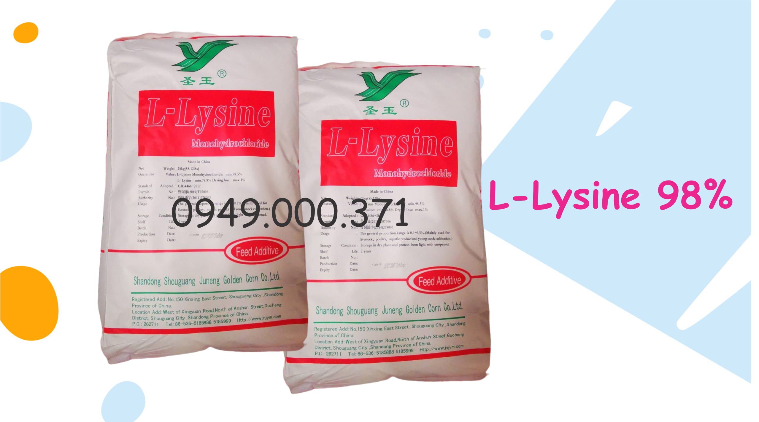 Lysine acid amin thiết yếu cho vật nuôi