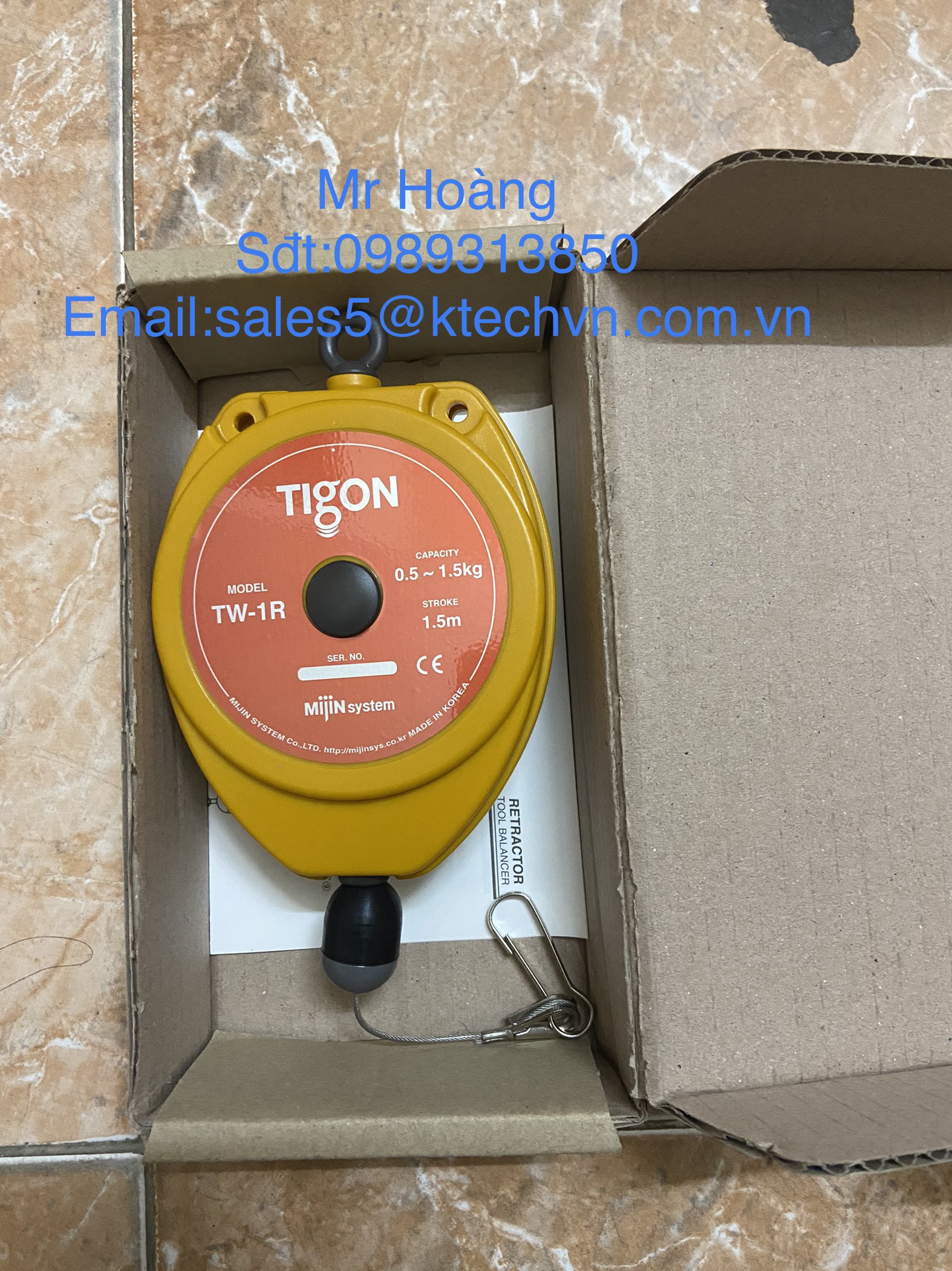 Tigon-Pa lăng cân bằng tigon TW-1R(Giá cả ưu đãi,nhanh tay liên hệ)