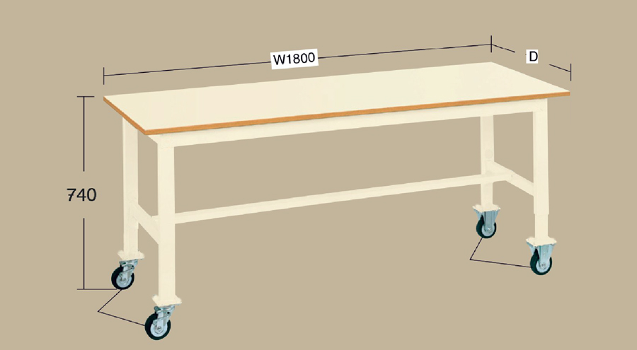 Bàn thao tác di động có bánh xe -Mai đến