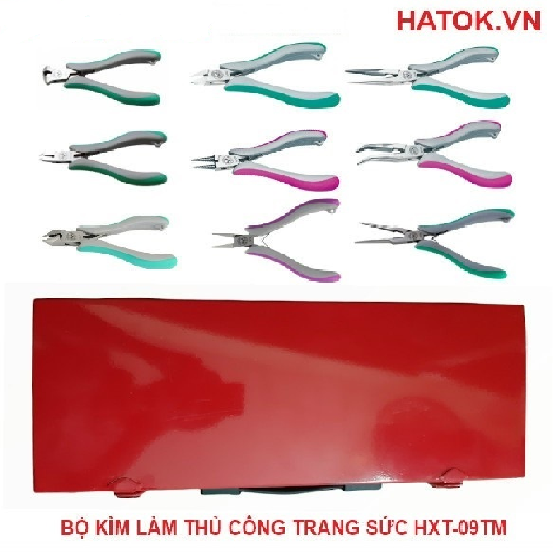 Bộ 9 cây kìm làm thủ công trang sức Nhật Bản HXT-09TM