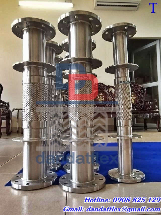 Khớp nối mềm inox chịu nhiệt/ khớp nối mềm lắp ren/ống mềm inox thủy lực