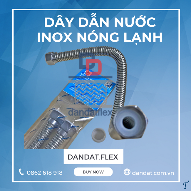 Dây dẫn nước, dẫn nước mềm, dây dẫn nước bình nóng lạnh, dây cấp nước chịu nhiệt