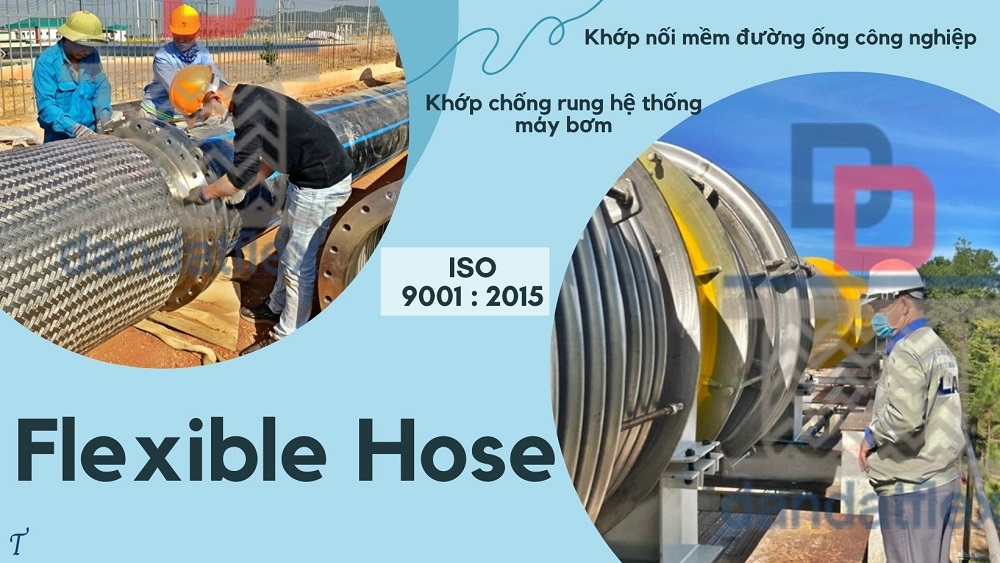 Khớp nối mềm inox, khớp nối mềm kim loại, khớp nối mềm công nghiệp, khớp nối mềm nối ren