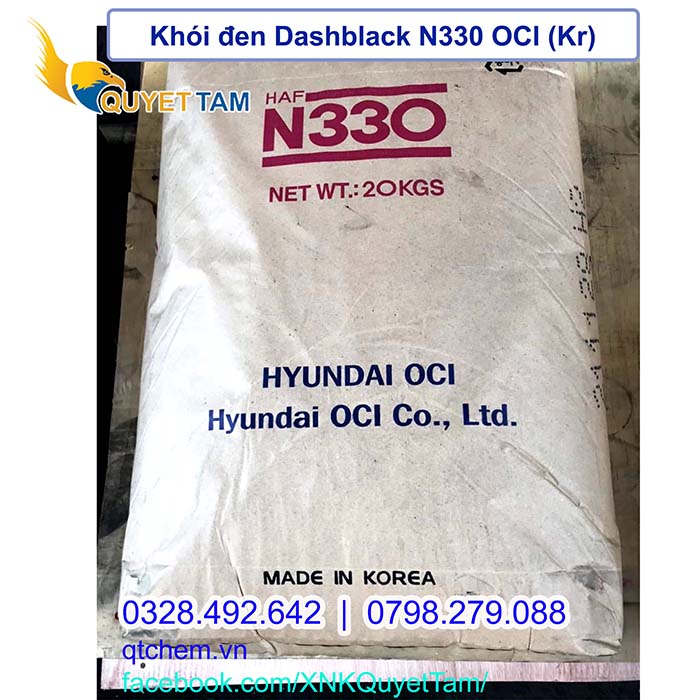 Bột màu (Khói đen) Dashblack N330 – OCI Hàn Quốc