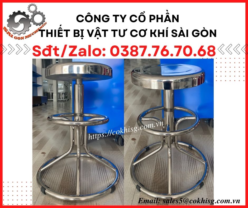 Ghế inox phòng thí nghiệm