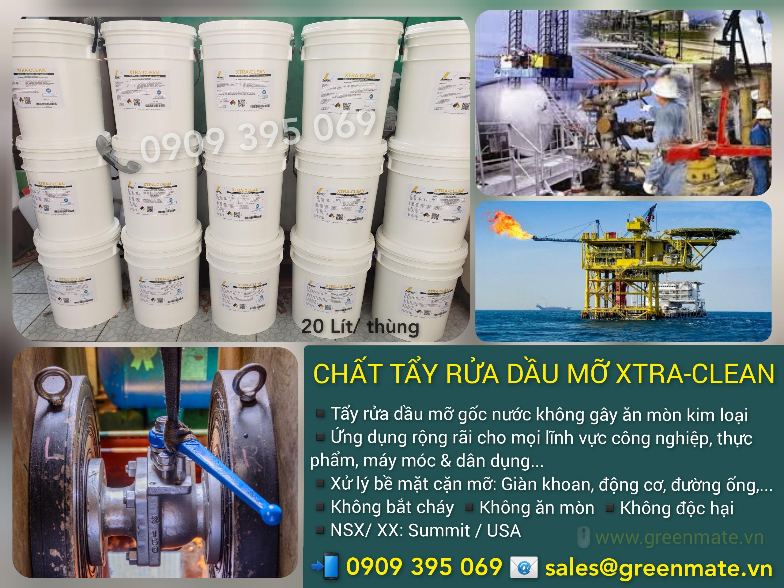 Chất tẩy rửa dầu mỡ XTRA-CLEAN