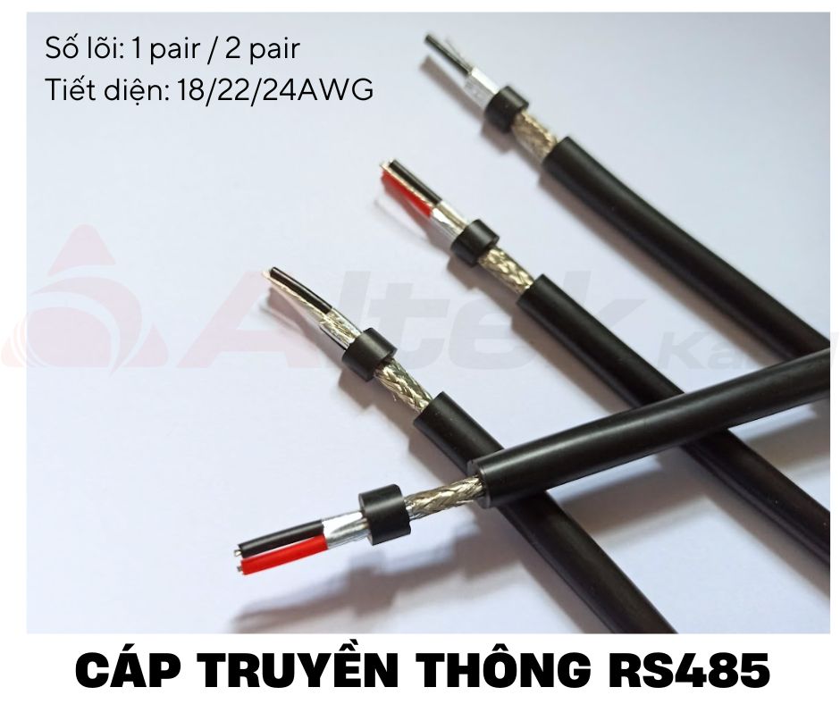 Cáp truyền thông RS485 2 pair 18AWG