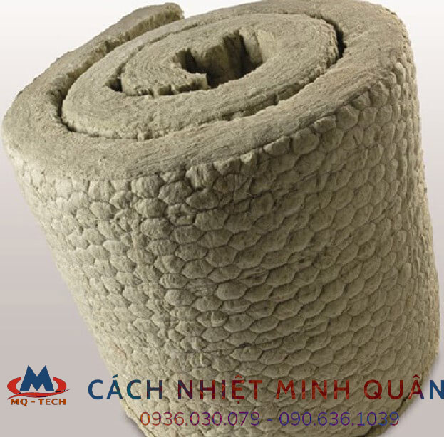 Bông chống cháy rockwool có lưới