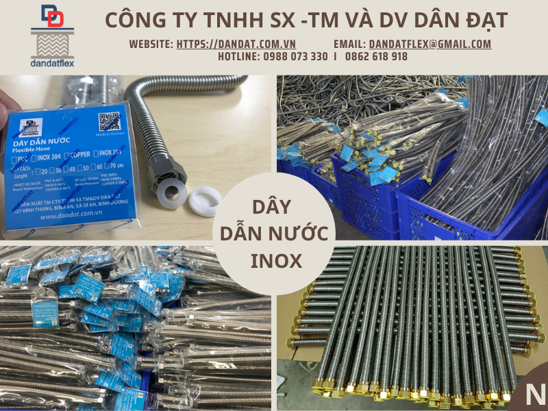 Dây cấp nước bình nóng lạnh cao cấp