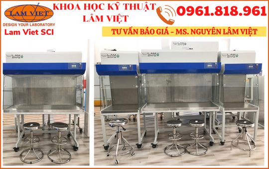 TỦ CẤY VI SINH DÒNG KHÍ THỔI NGANG KHÔNG CỬA