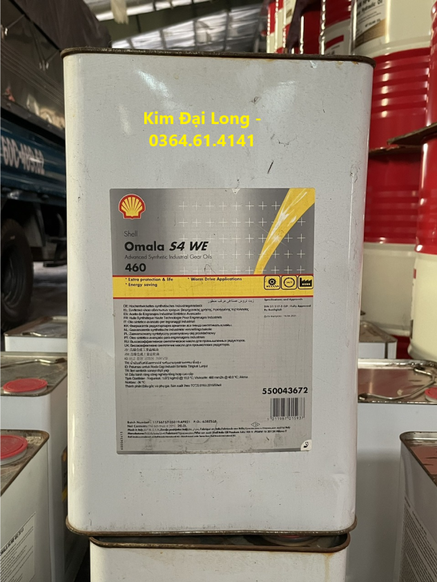 Dầu Bánh Răng shell Omala S4 WE 460