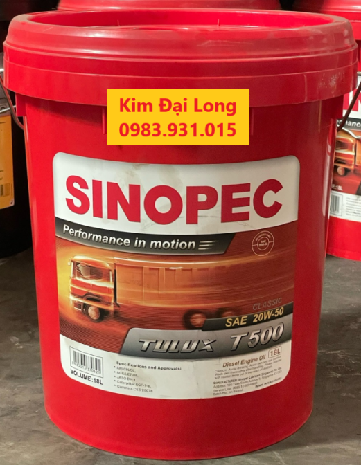 Dầu động cơ Sinopec Tulux T500 CI4