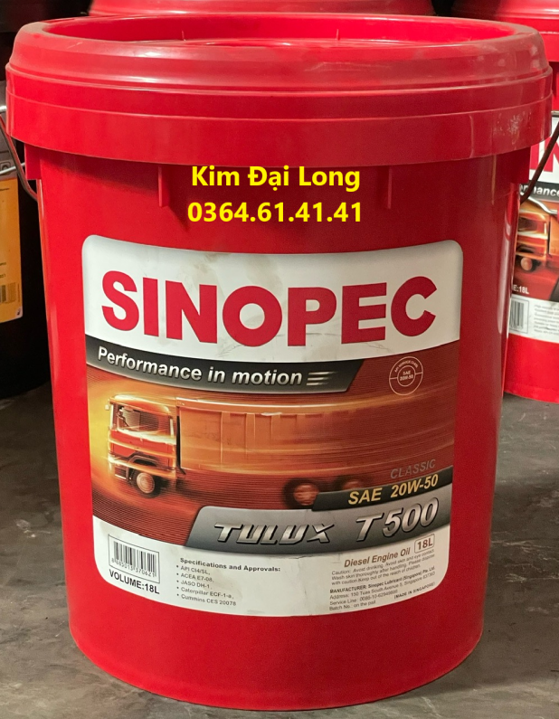 Dầu động cơ Sinopec Tulux T500 CI4