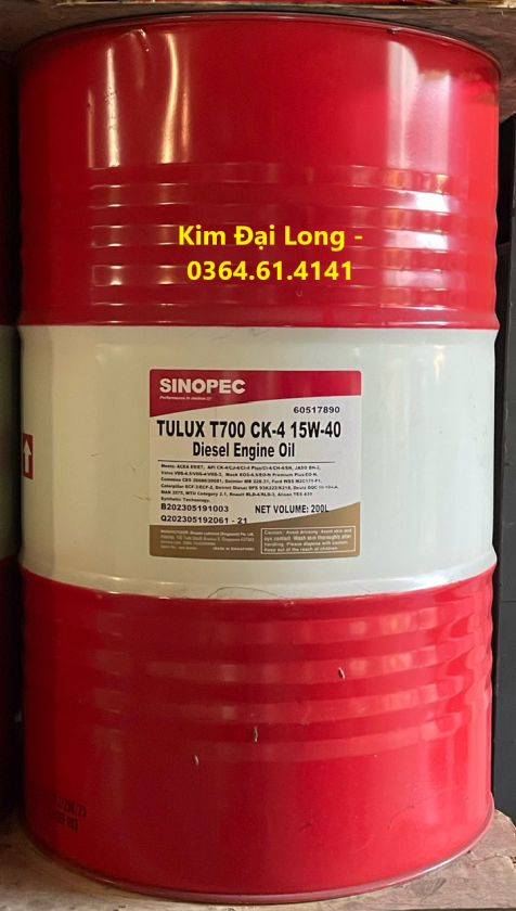 Dầu Động Cơ Sinopec Tulux T700 CK-4 15W40