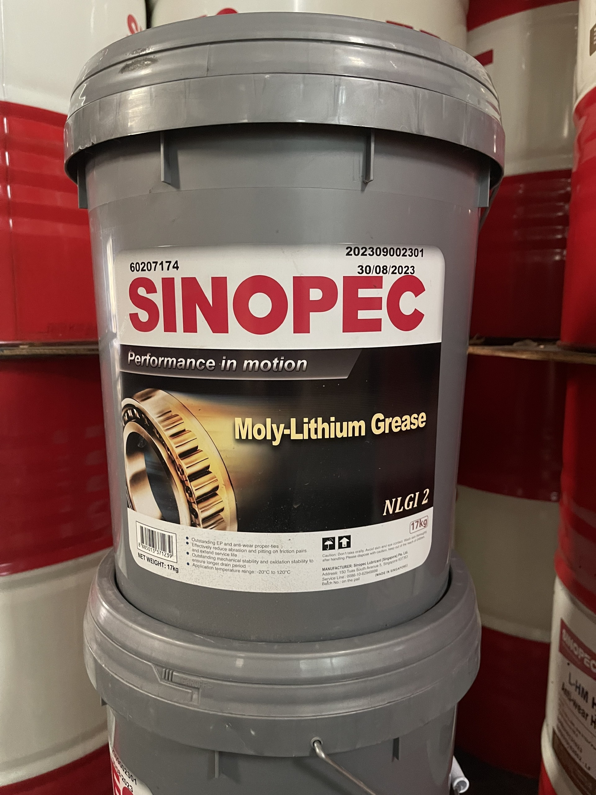 Mỡ bôi trơn chịu tải nặng Sinopec Moly-Lithium