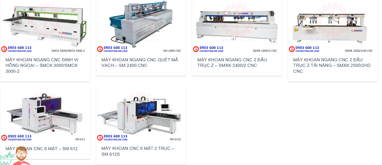 Máy khoan gỗ CNC