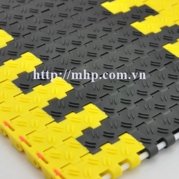 Băng Tải Nhựa Khía Chống Trượt (Non-Skid Modular belt)