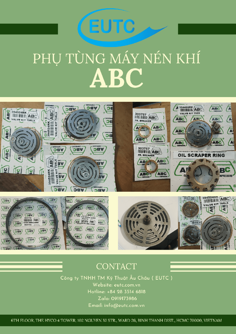 Phụ tùng máy nén khí ABC