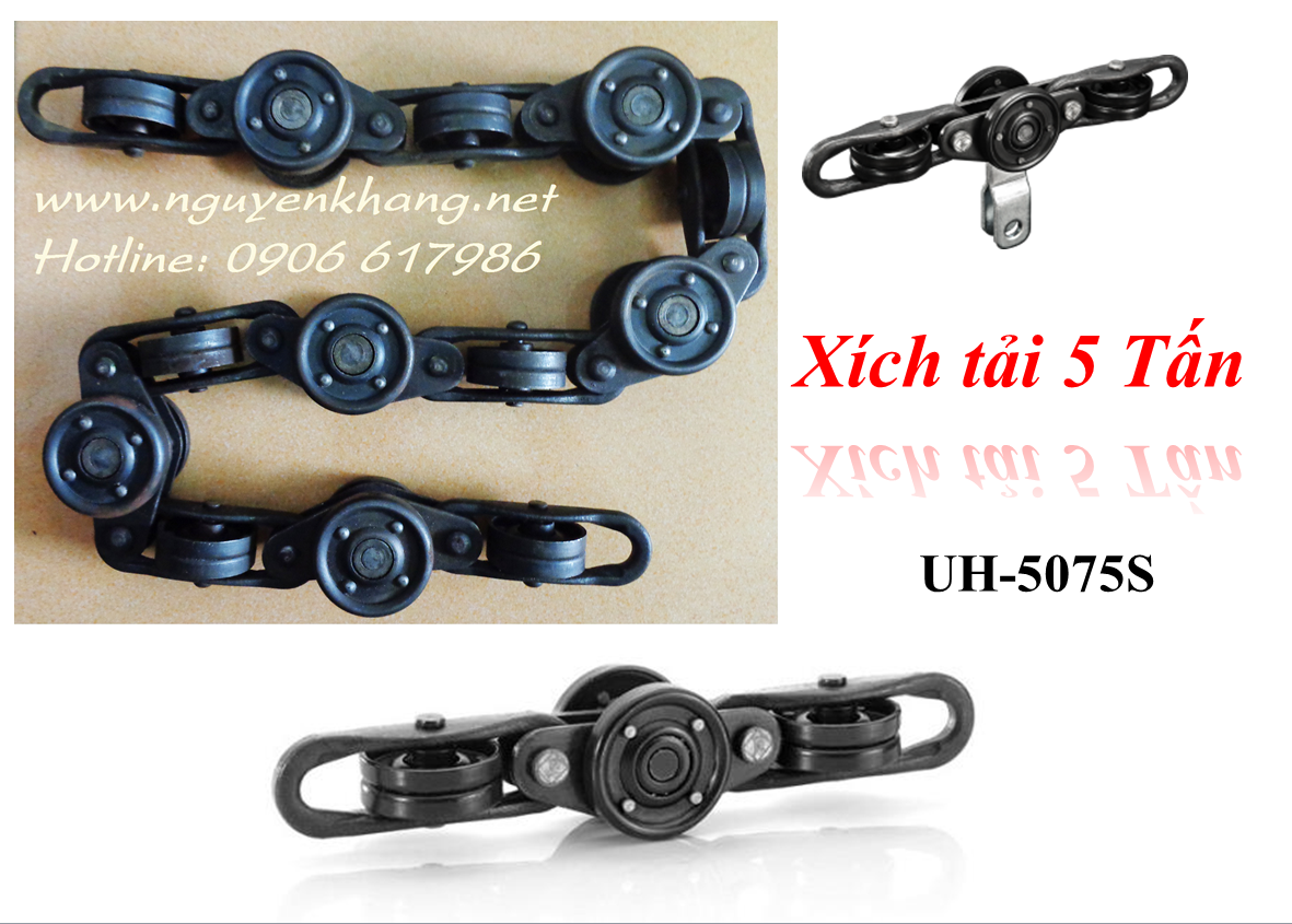 Vật tư băng tải 5 tấn - Xích tải 5 tấn, Thanh ray 5 tấn