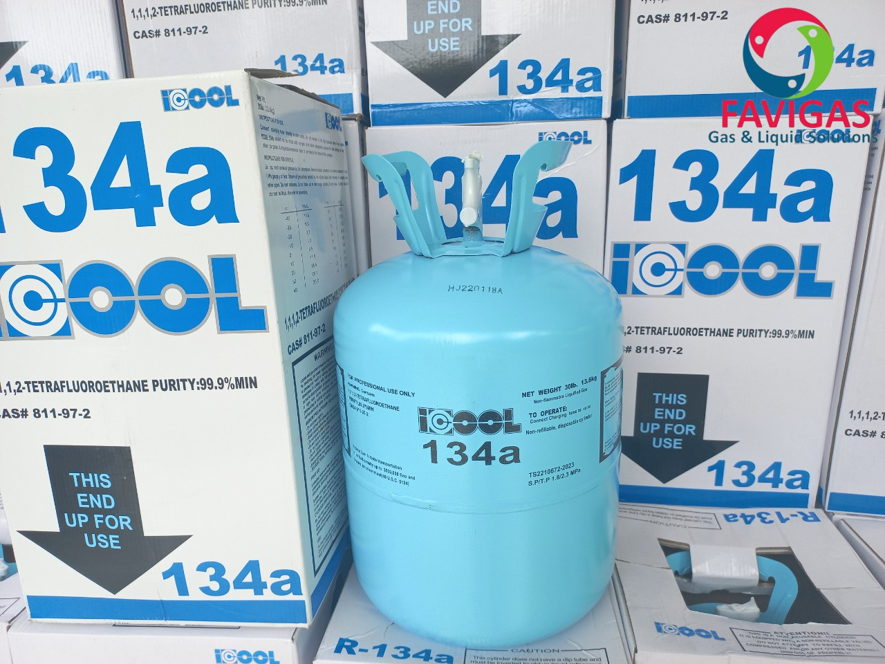 Gas lạnh R134a ICOOL (13.6kg) - Công ty TNHH Favigas