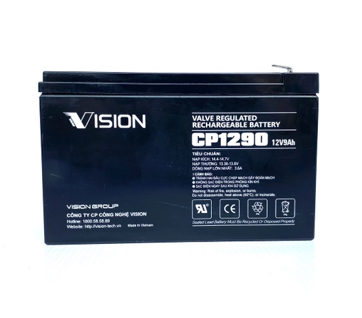 Ắc Quy Vision 12V 9Ah CP1290