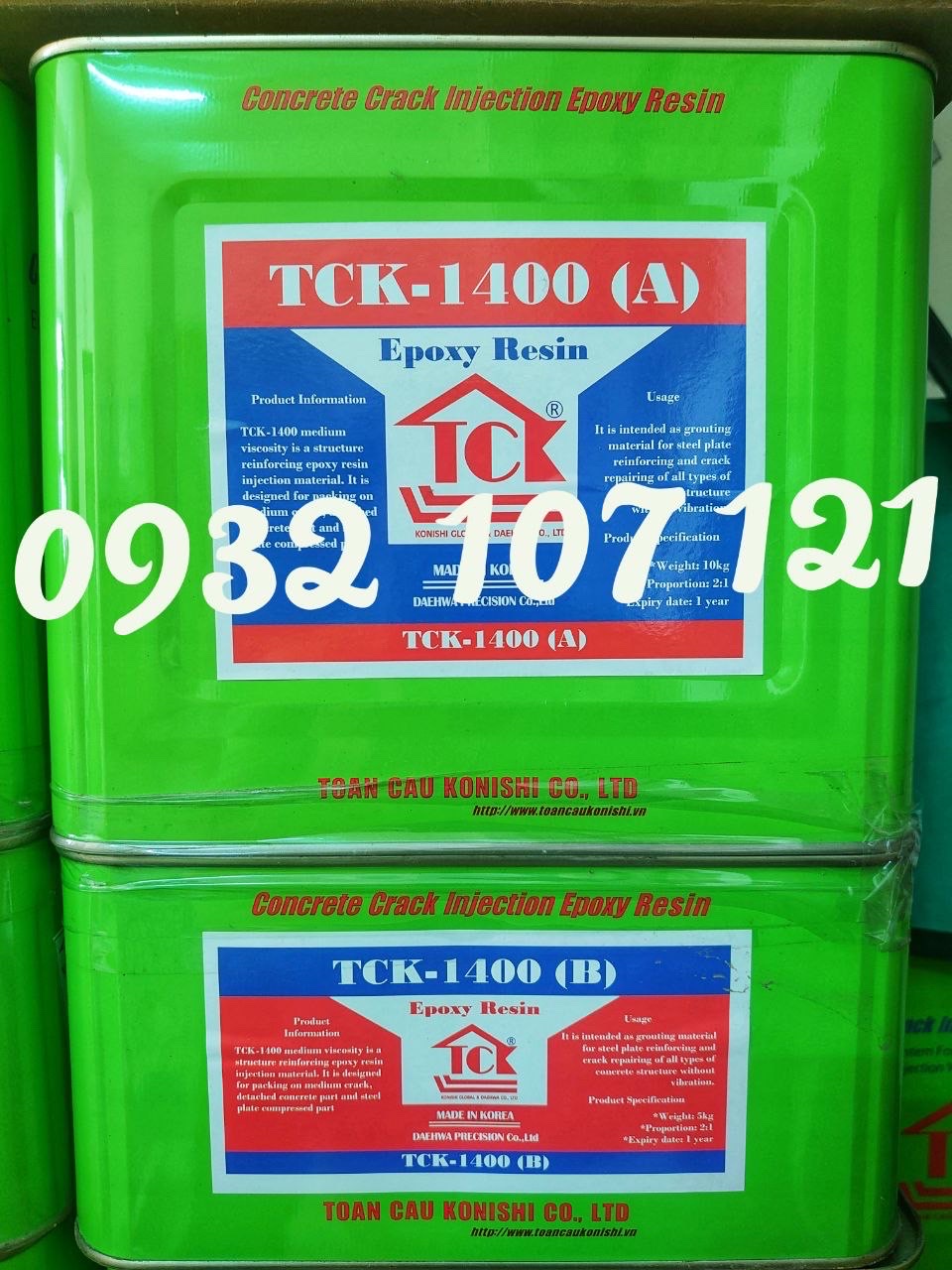 Keo epoxy 1400, tcke500,tck1400 giá rẻ tại nha trang, phú yên