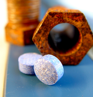 VIÊN CHỐNG RỈ SÉT KIM LOẠI COR-PAK TABLET DÙNG TRONG ĐÓNG GÓI HÀNG HÓA, LINH KIỆN, PHỤ TÙNG CƠ KHÍ