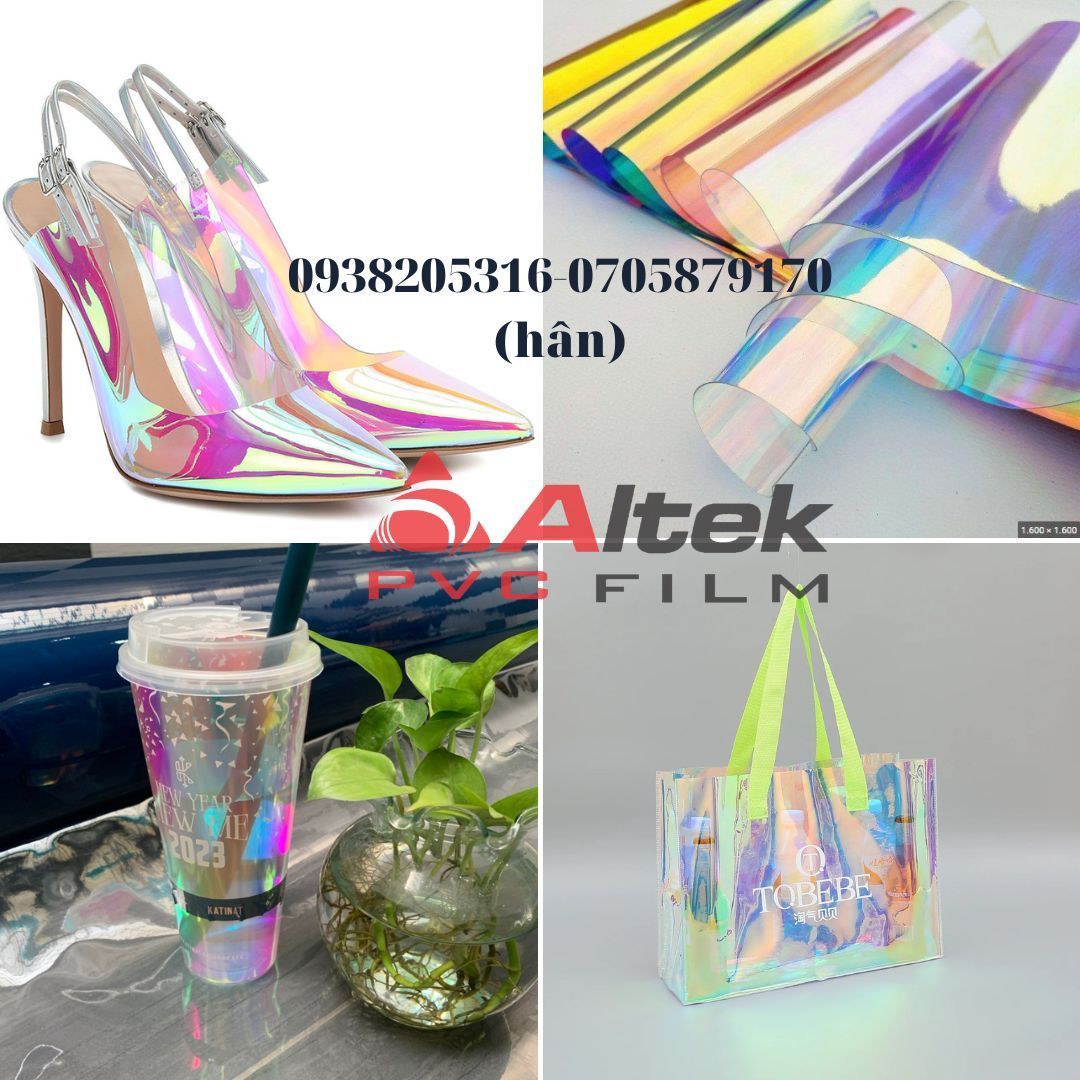 Màng nhựa pvc hologram nhiều màu