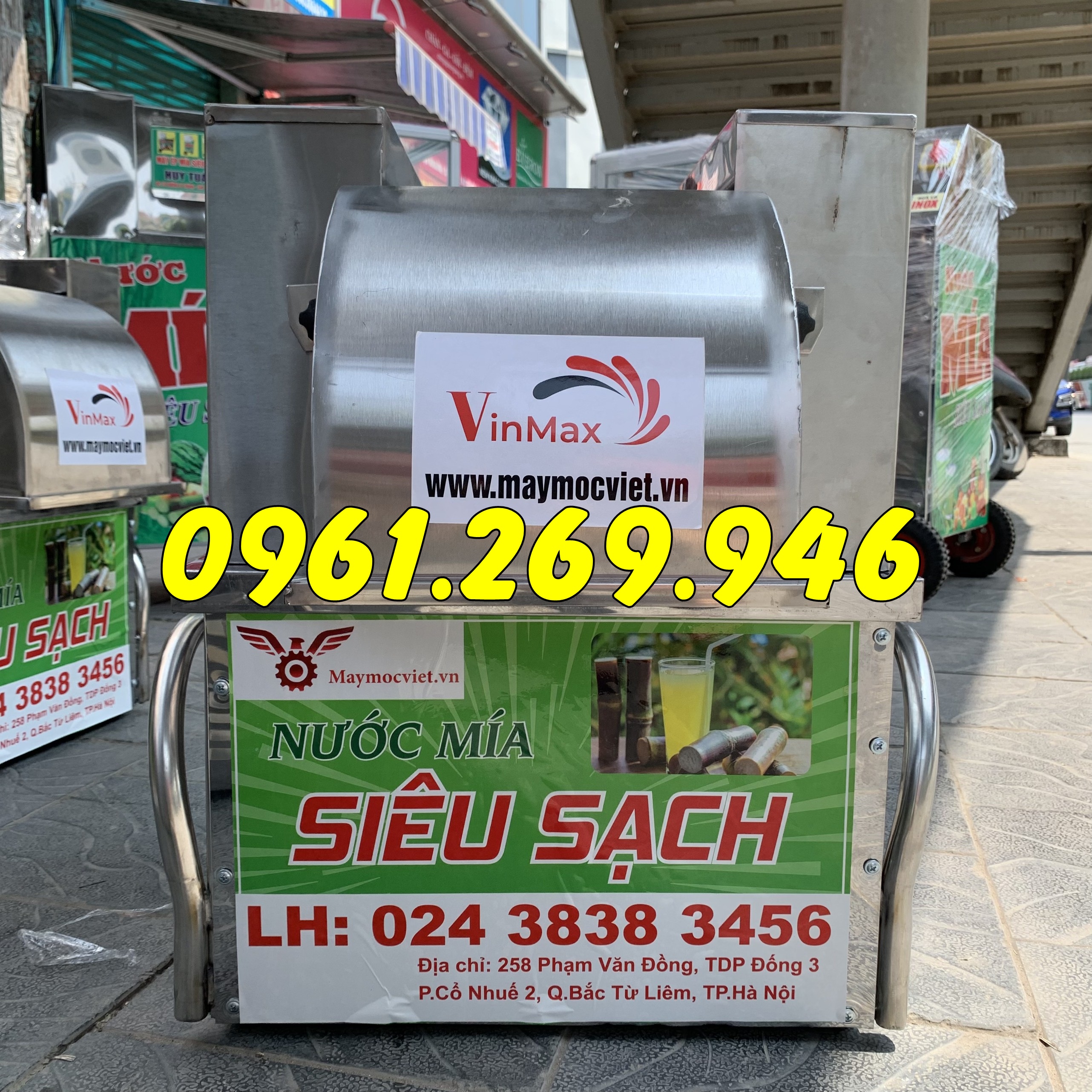 Máy ép mía siêu sạch đề bàn Vinmax F1-800