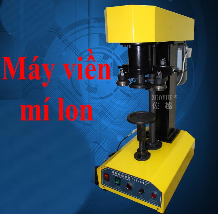 Máy viền mí lon (máy viền nắp nhôm)