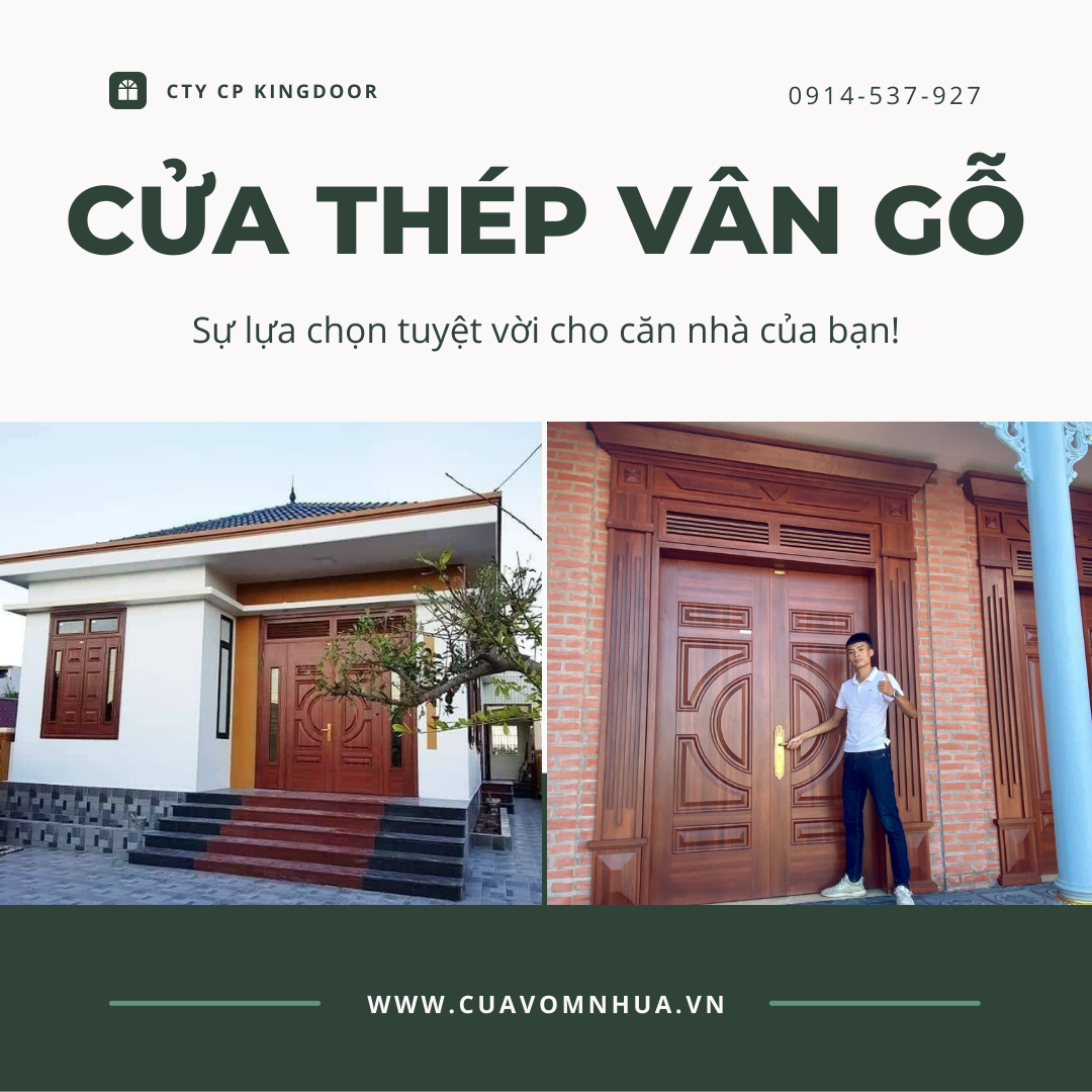 Cửa Thép Vân Gỗ tại Phú Quốc