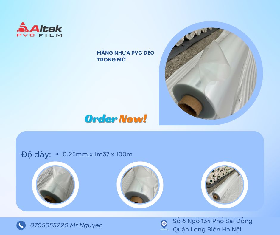 Màng nhựa PVC nhám mịn dày 0,25mm làm balo, túi xách giá tốt