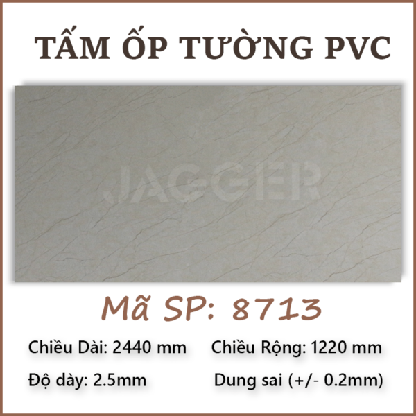 Tấm nhựa ốp tường PVC 8713