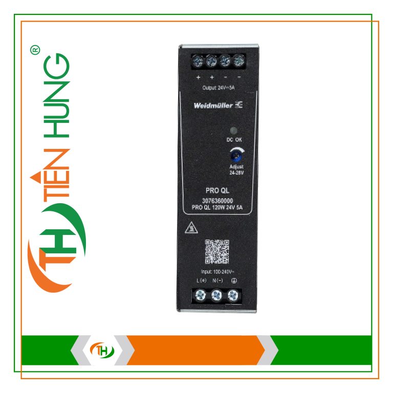 BỘ NGUỒN PRO QL 120W 24V 5A – 3076360000 WEIDMULLER