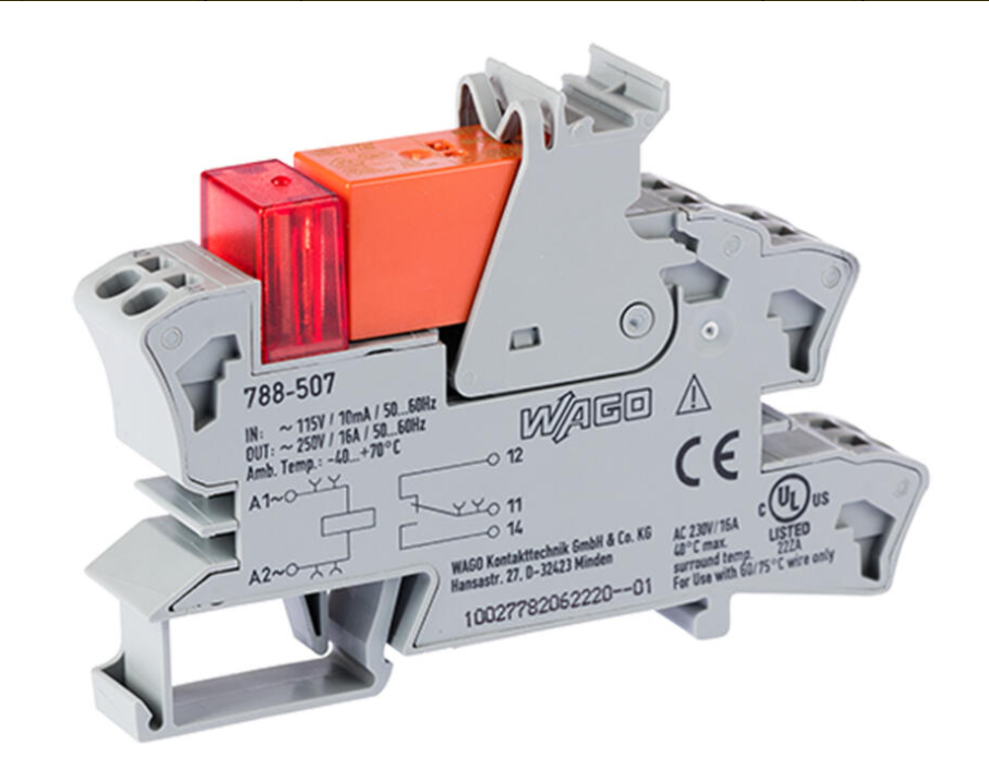 Rơ-le Trung Gian WAGO 788-507 - Relay Module 115VAC 16A Chính Hãng