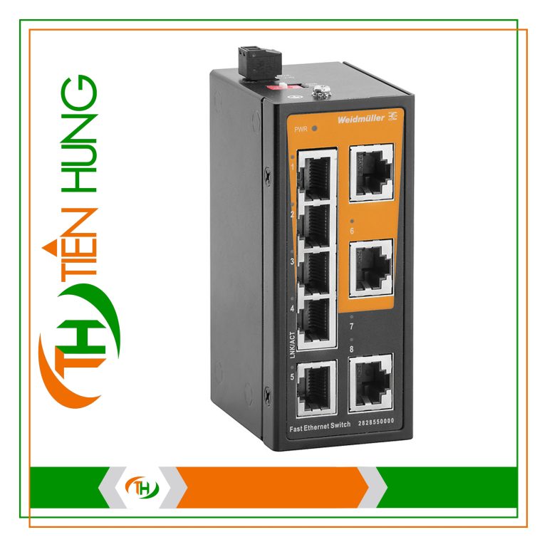 SWITCH CÔNG NGHIỆP 8 CỔNG WEIDMULLER IE-SW-ELB-08-8TX Mã sản phẩm (Part No.): 2828550000