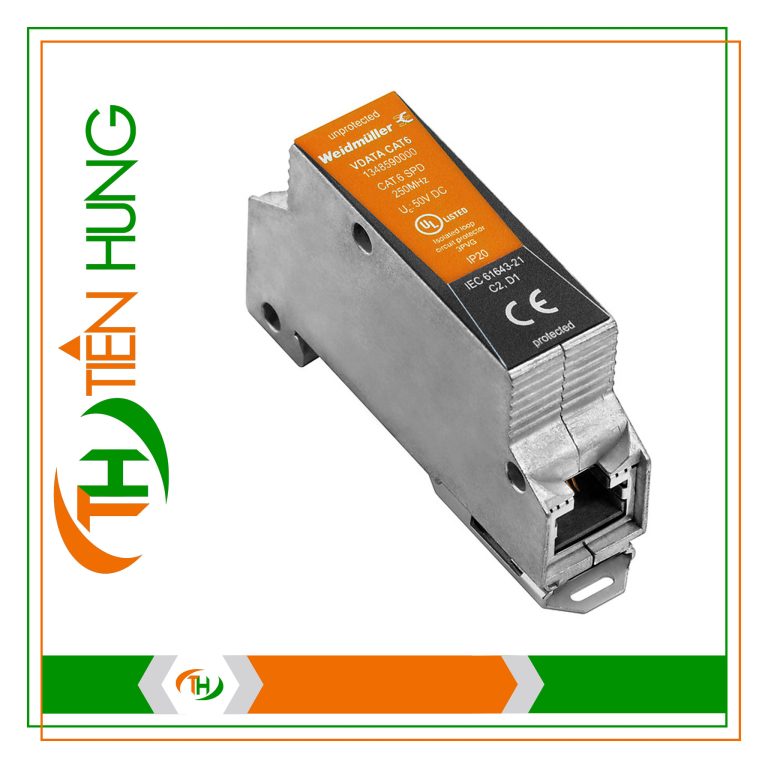 THIẾT BỊ CHỐNG SÉT LAN TRUYỀN CHO MẠNG LAN - WEIDMULLER VDATA CAT6 Mã sản phẩm (Part No.): 1348590000