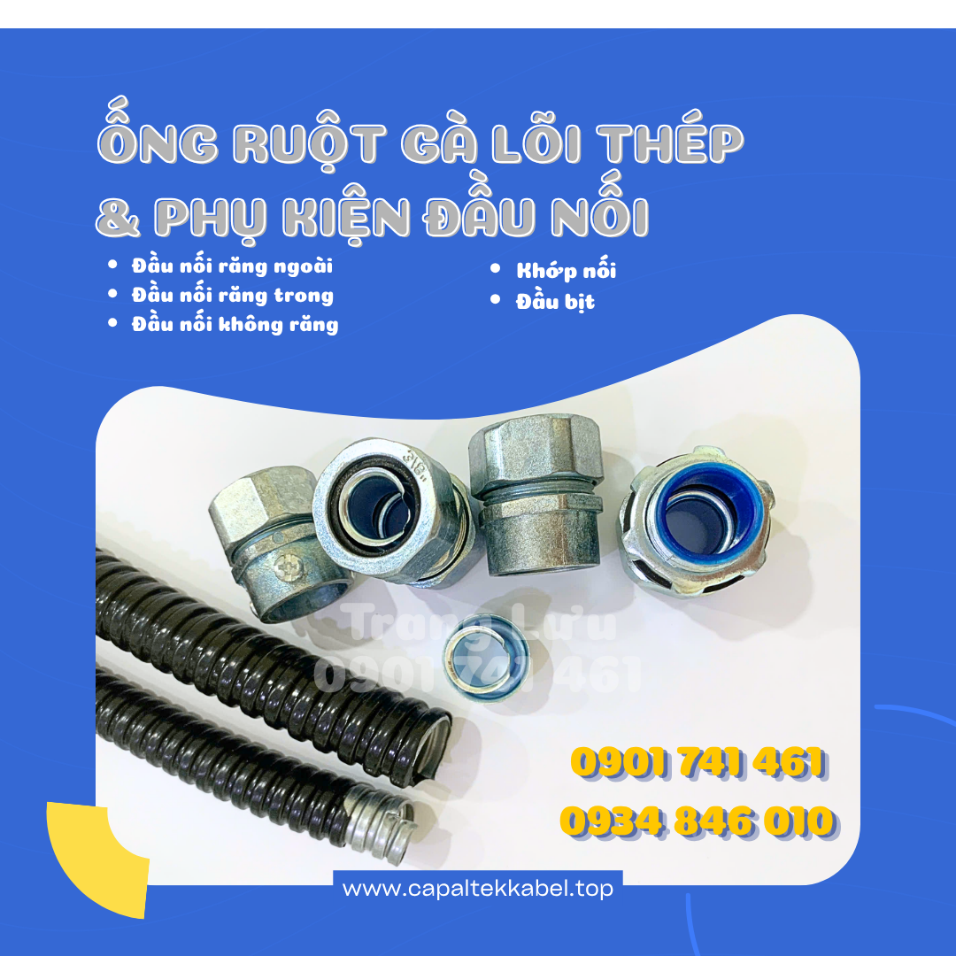 Phân phối ống ruột gà lõi thép bọc nhựa giá tốt tại Bình Định, Phú Yên, Ninh Thuận