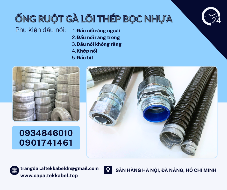 Phụ kiện ống ruột gà, đầu nối ống ruột gà, PG sắt, ống sun sắt