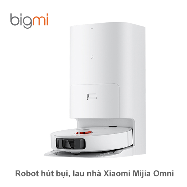 Robot hút bụi Xiaomi Mijia Omni tự giặt, sấy giẻ, đổ rác