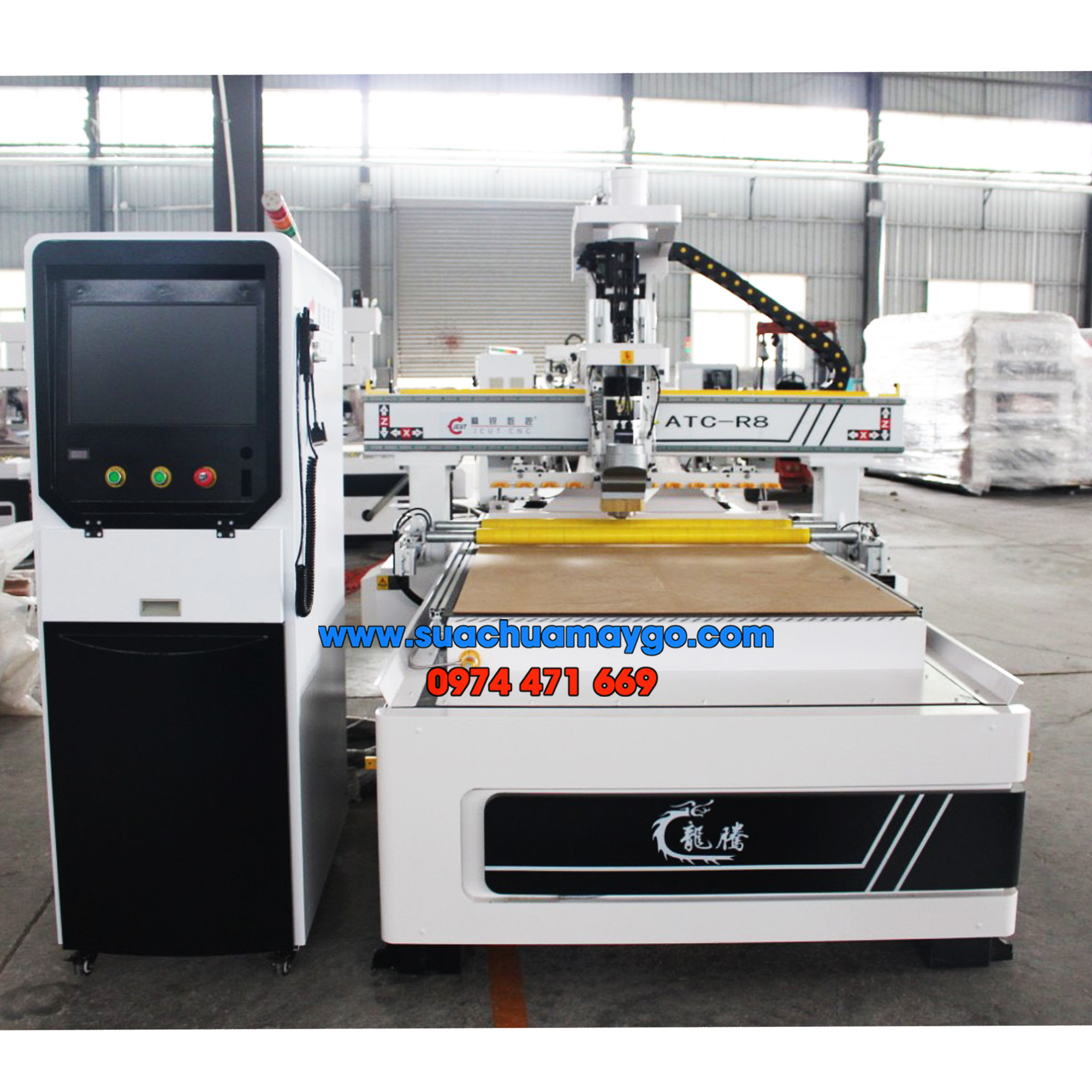 BÁN MÁY CNC ROUTER 1 ĐẦU THAY DAO TỰ ĐỘNG ATC-R8 GIÁ RẺ TẠI QUẬN 10