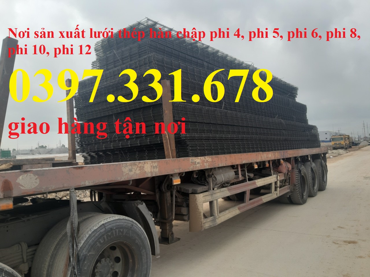 Lưới thép hàn phi 8 ô 100x100 đổ bê tông, đổ sàn