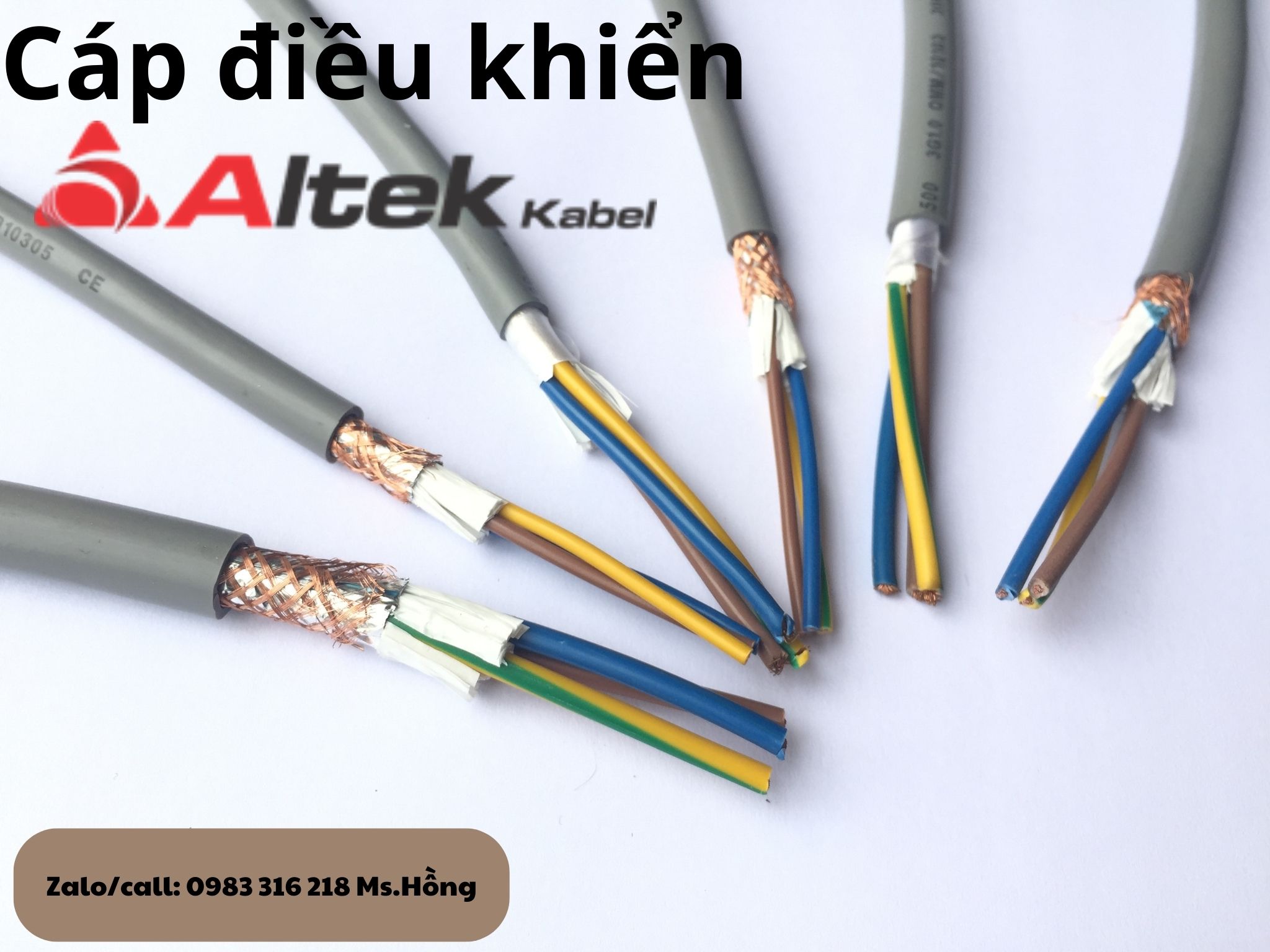 Cáp điều khiển Altekkabel SH-500 1.0QMM chống nhiễu