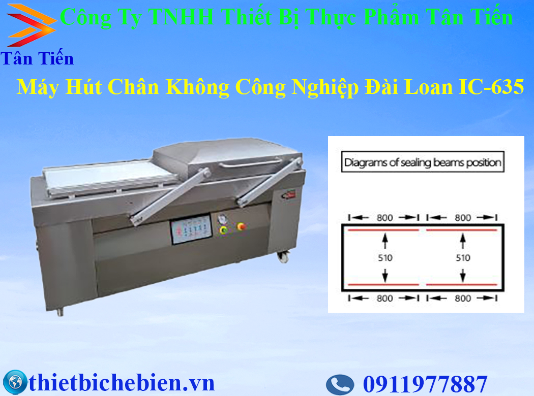 máy hút chân không công nghiệp Đài Loan IC-635