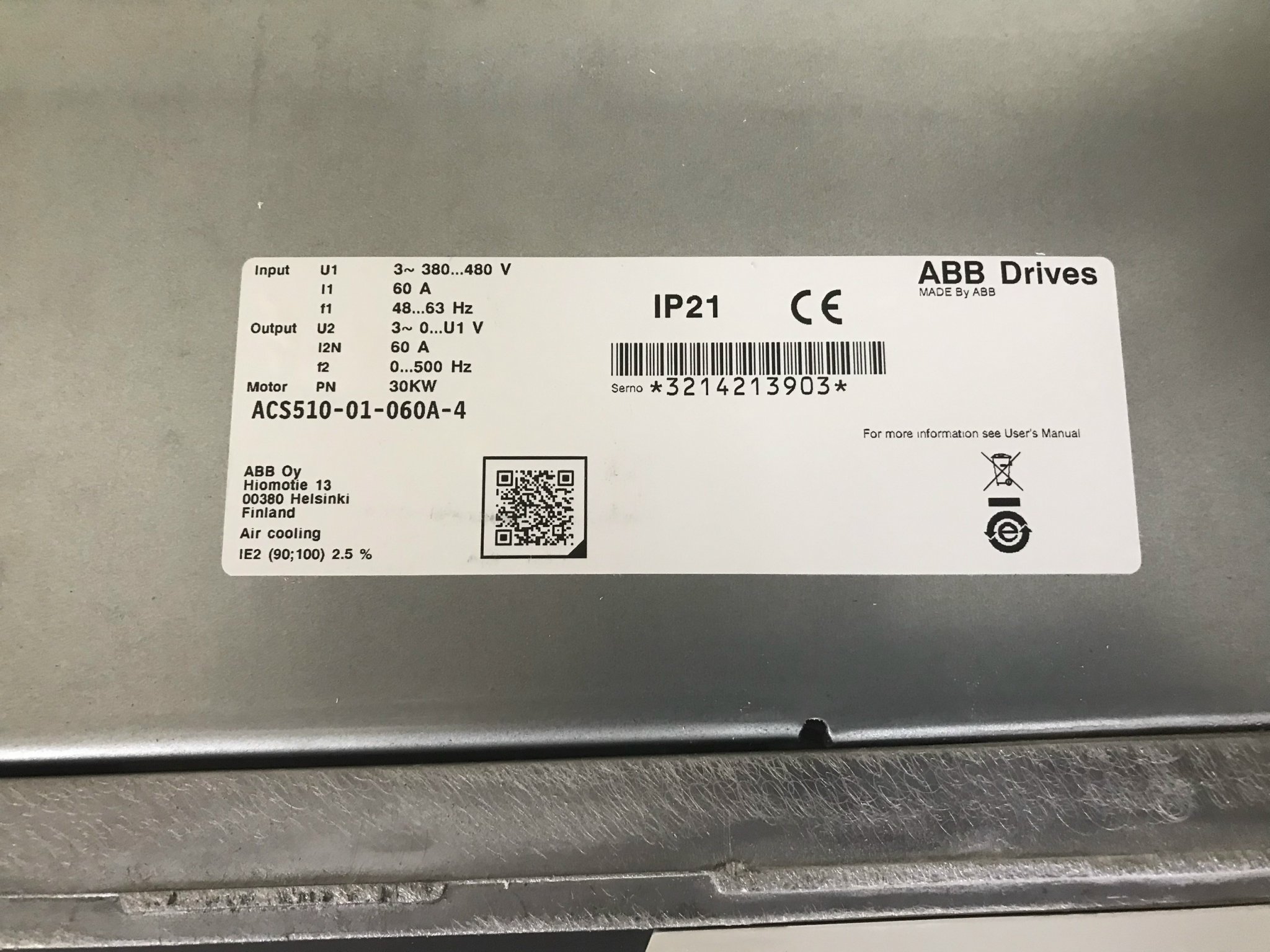 Biến tần ABB 30KW