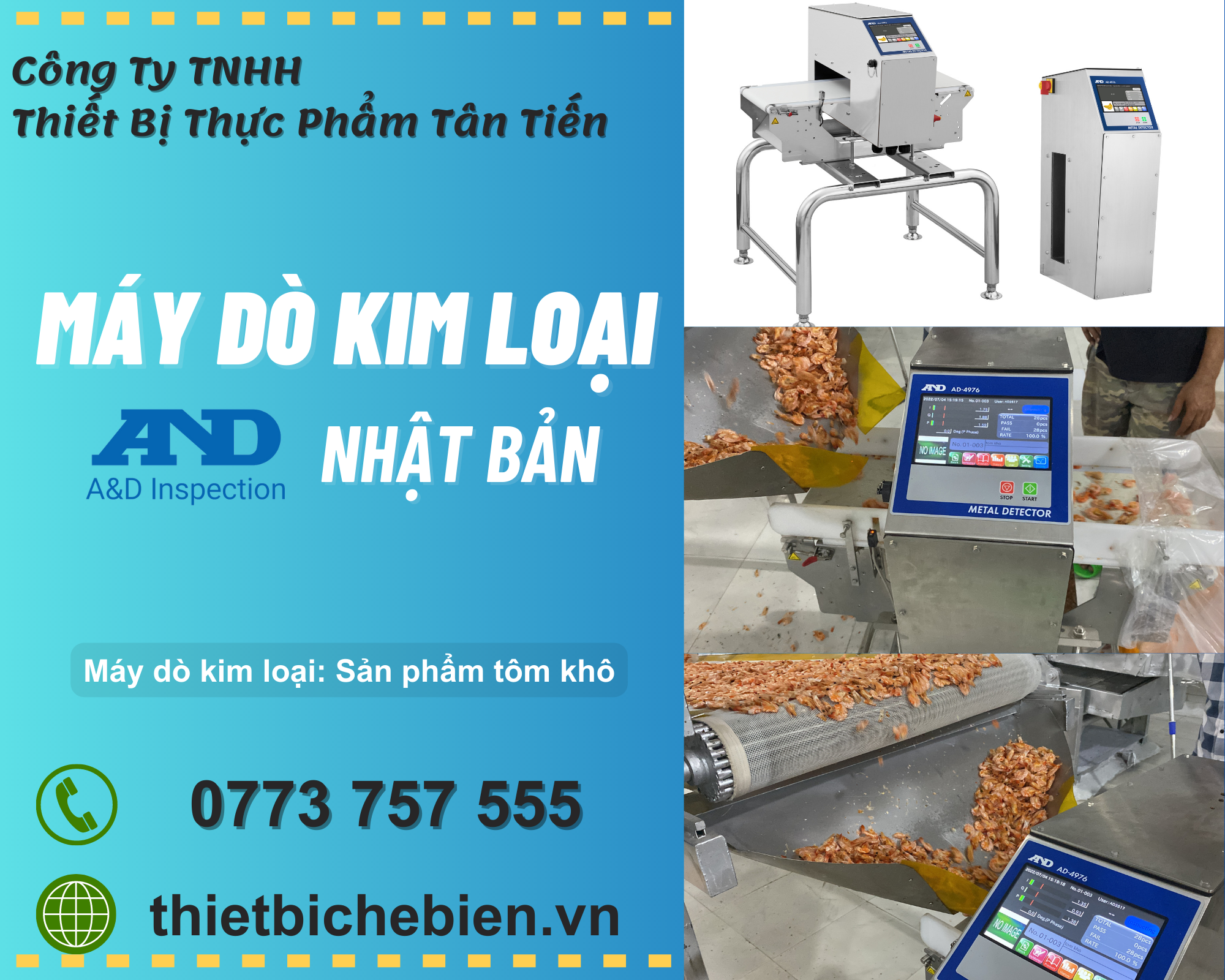 Máy dò kim loại thực phẩm