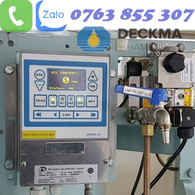 Thiết bị báo dầu đáy tàu , OMD-24 EV 15ppm , Deckma Hamburg Vietnam