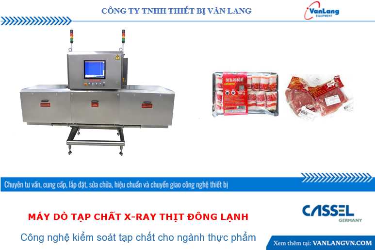 MÁY DÒ TẠP CHẤT X-RAY THỊT ĐÔNG LẠNH